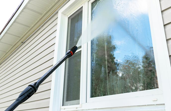 Professional window cleaning