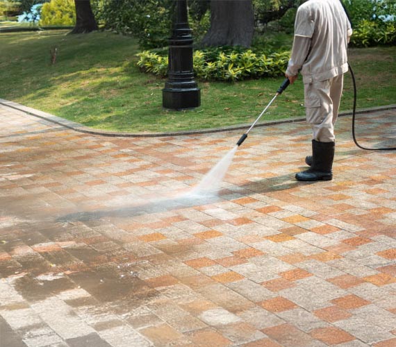 Pressure washing service