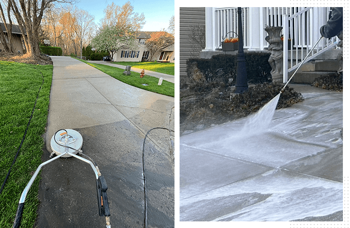 different pressure washing services