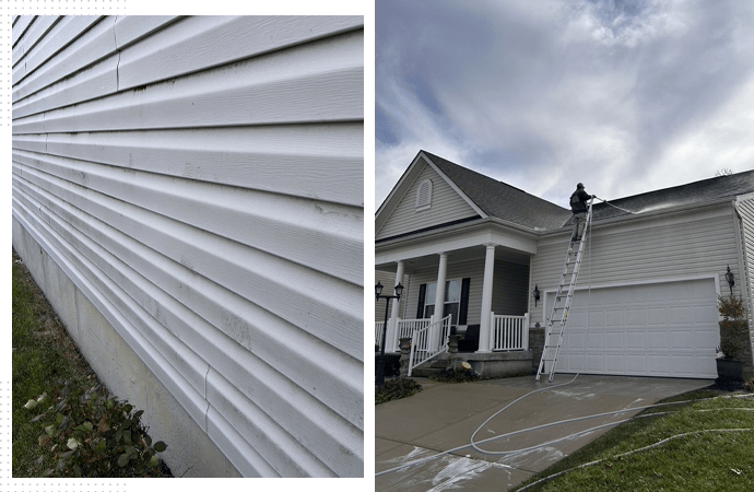 pressure washing and soft washing