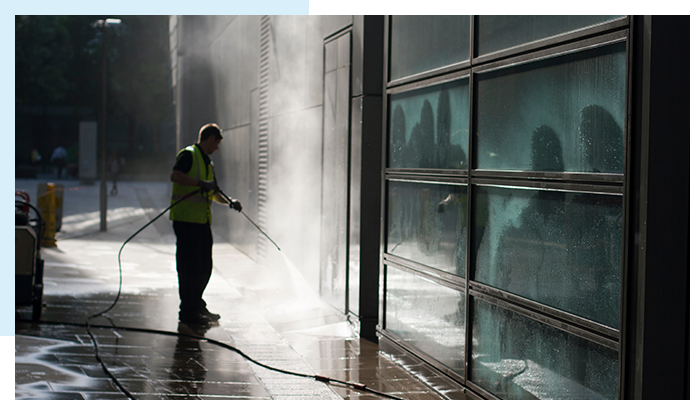 Comprehensive commercial cleaning services for a spotless and inviting workspace.