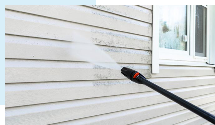 Soft washing revitalizes siding, giving it a clean and fresh appearance.
