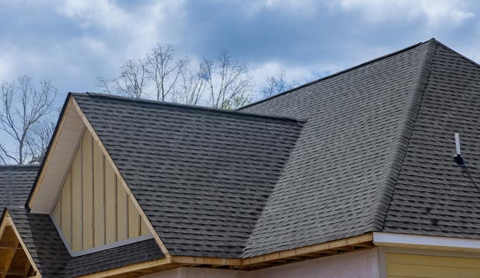 Clean shingles after soft washing