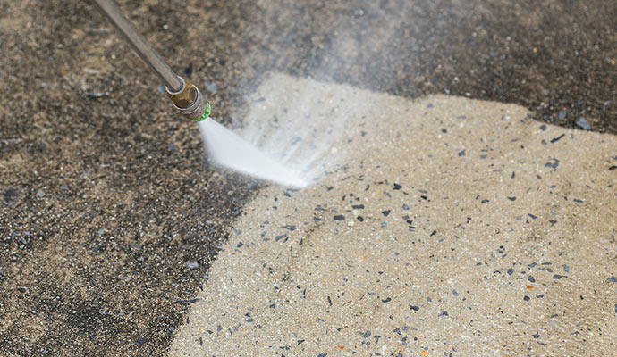 Pressure washing