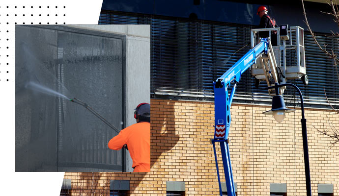 Commercial Window Cleaning in Cincinnati, OH by Teasdale